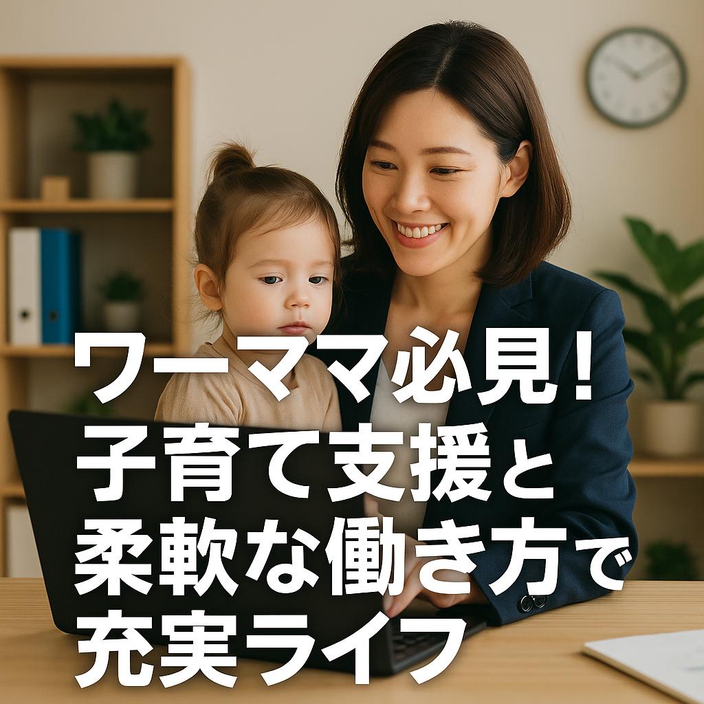 ワーママ必見!子育て支援と柔軟な働き方で充実ライフ